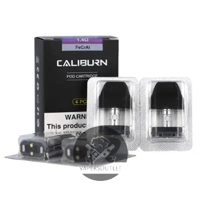 Caliburn Replacement POD - 4-Pack - Vapersoutlet